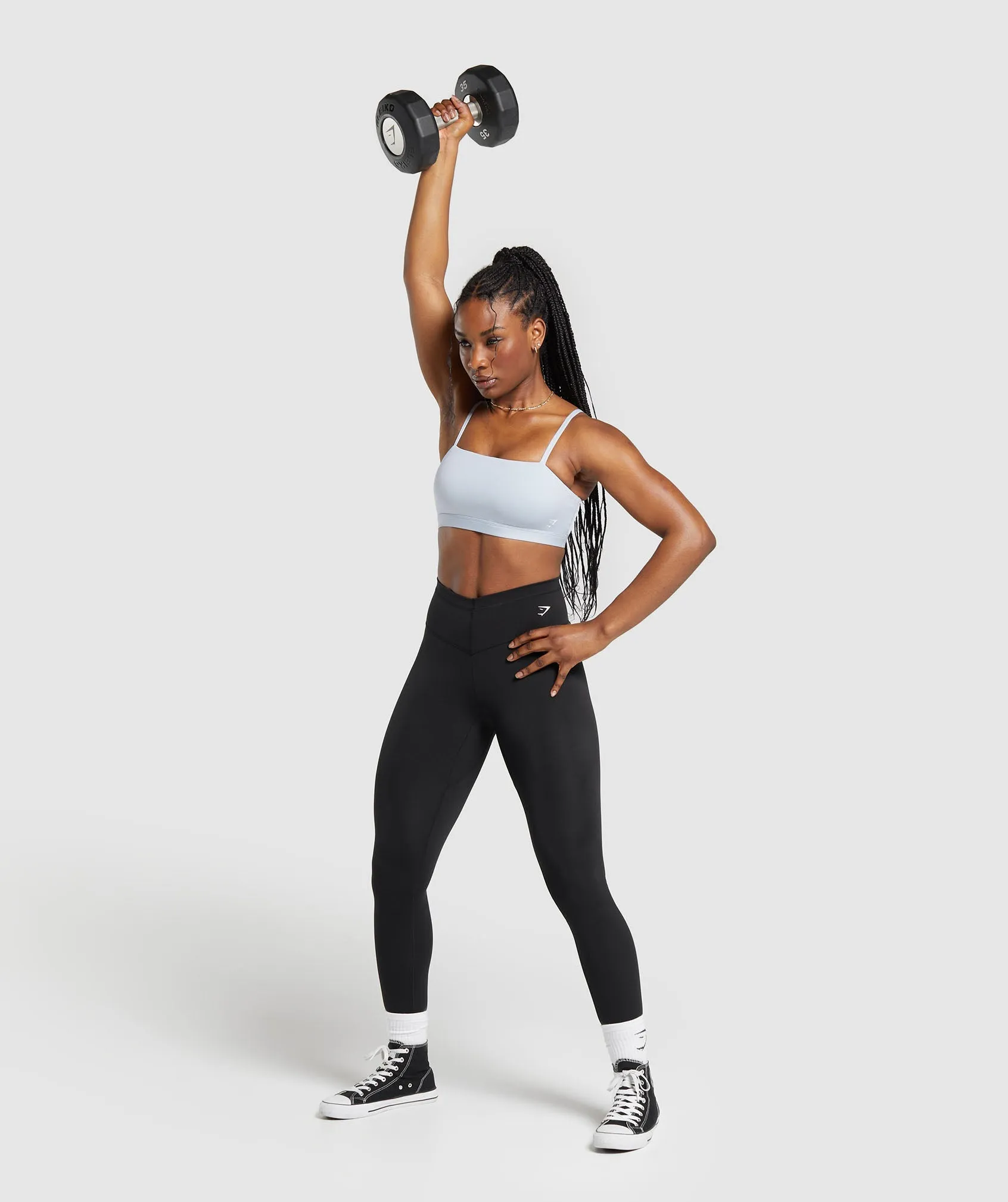 Gymshark Cut Out Bandeau - Fresh Blue sold by Gymshark product image thumbnail 4