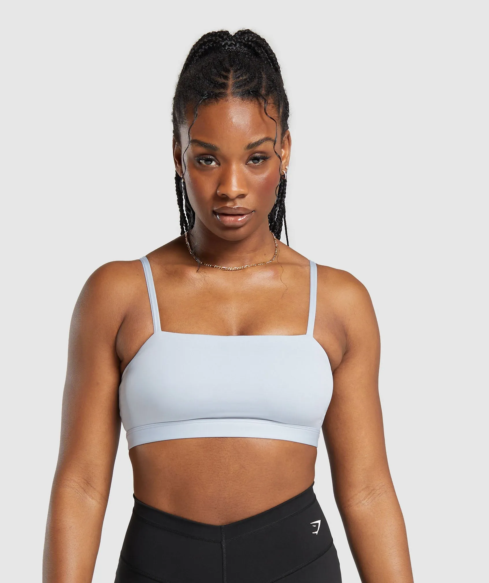 Gymshark Cut Out Bandeau - Fresh Blue sold by Gymshark