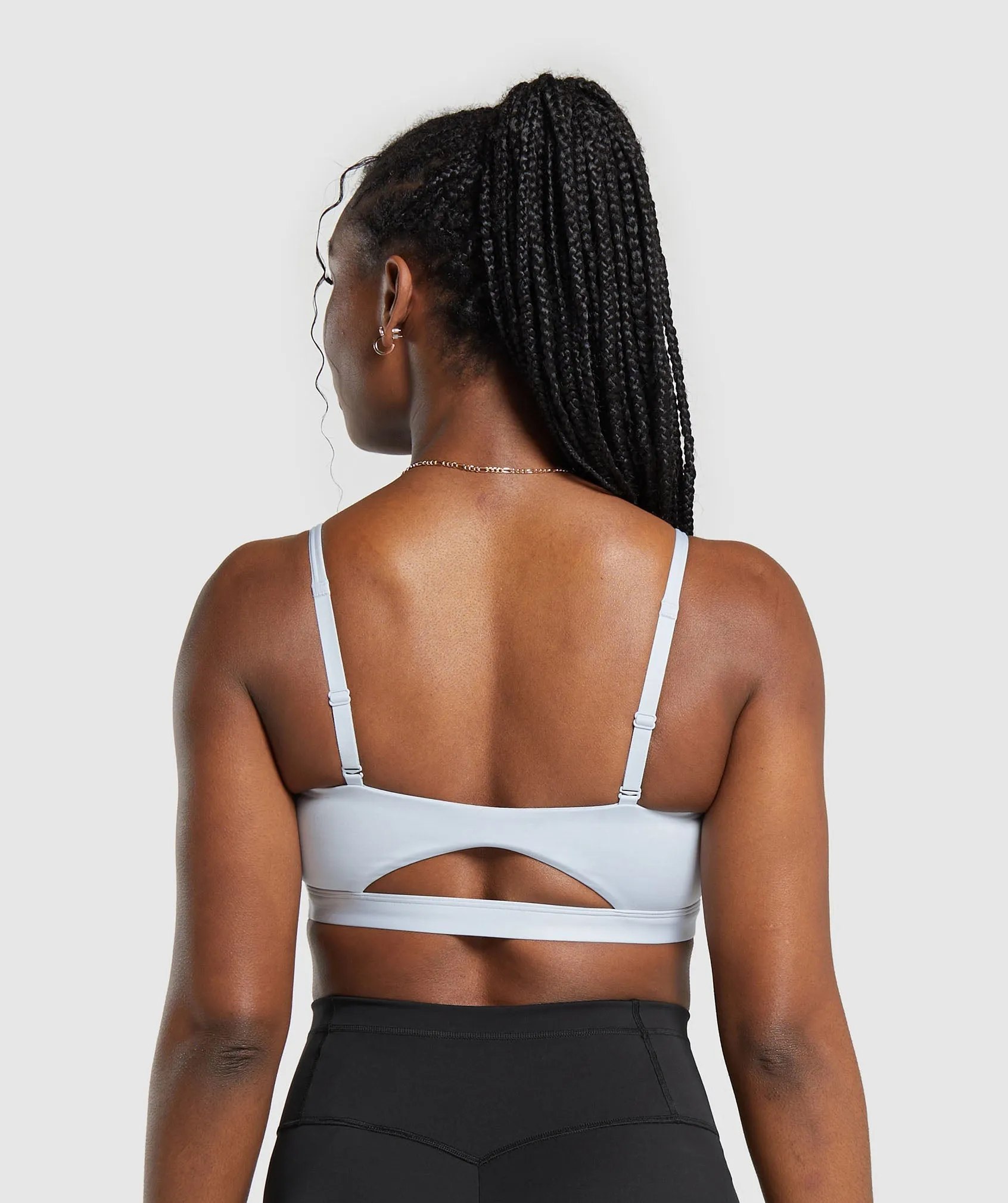 Gymshark Cut Out Bandeau - Fresh Blue sold by Gymshark product image thumbnail 2