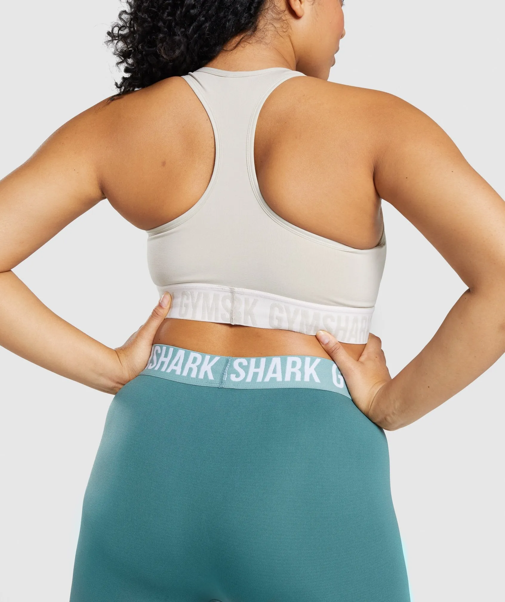 Gymshark Fit Seamless Sports Bra - Grey sold by Gymshark product image thumbnail 5