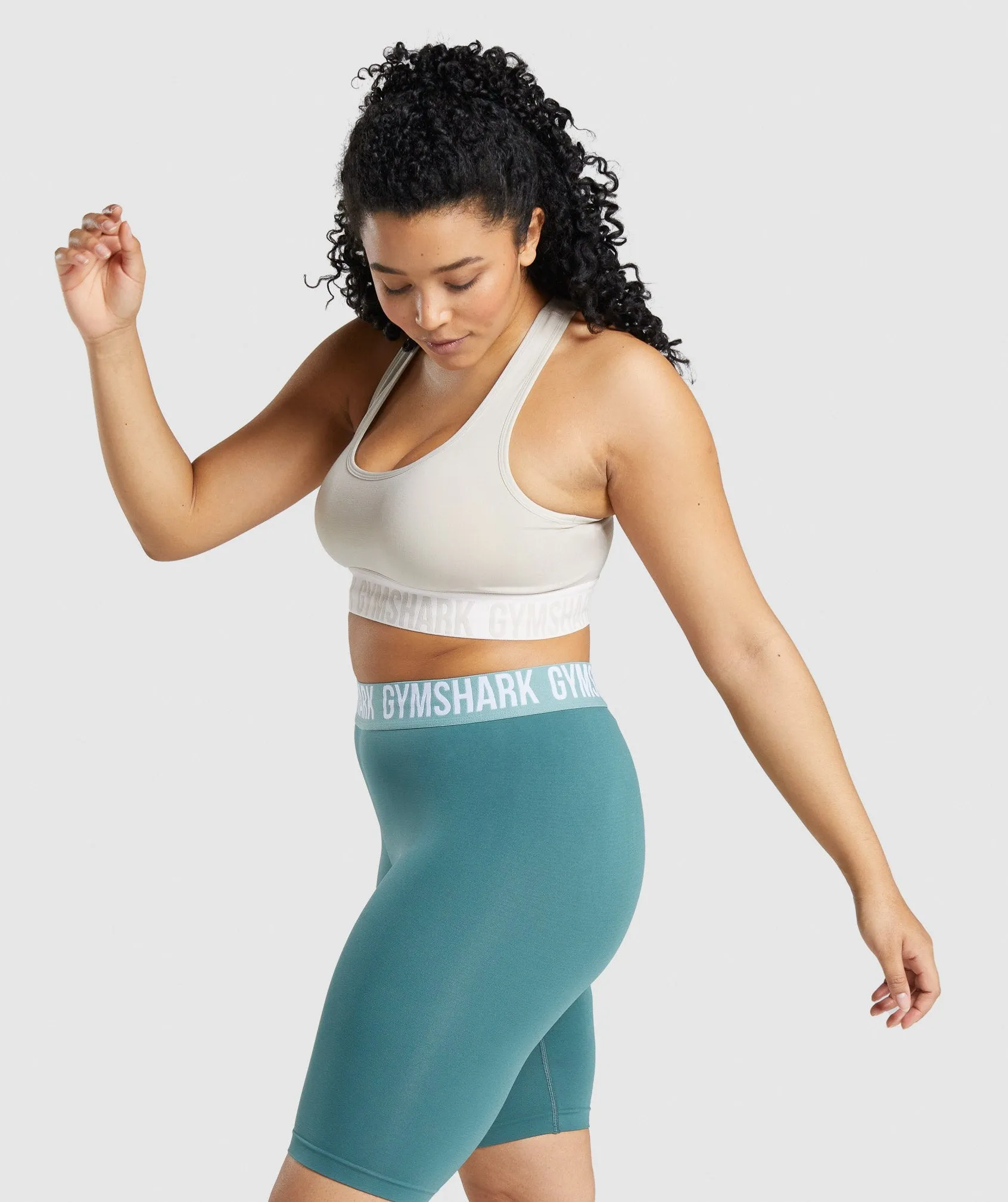 Gymshark Fit Seamless Sports Bra - Grey sold by Gymshark product image thumbnail 3