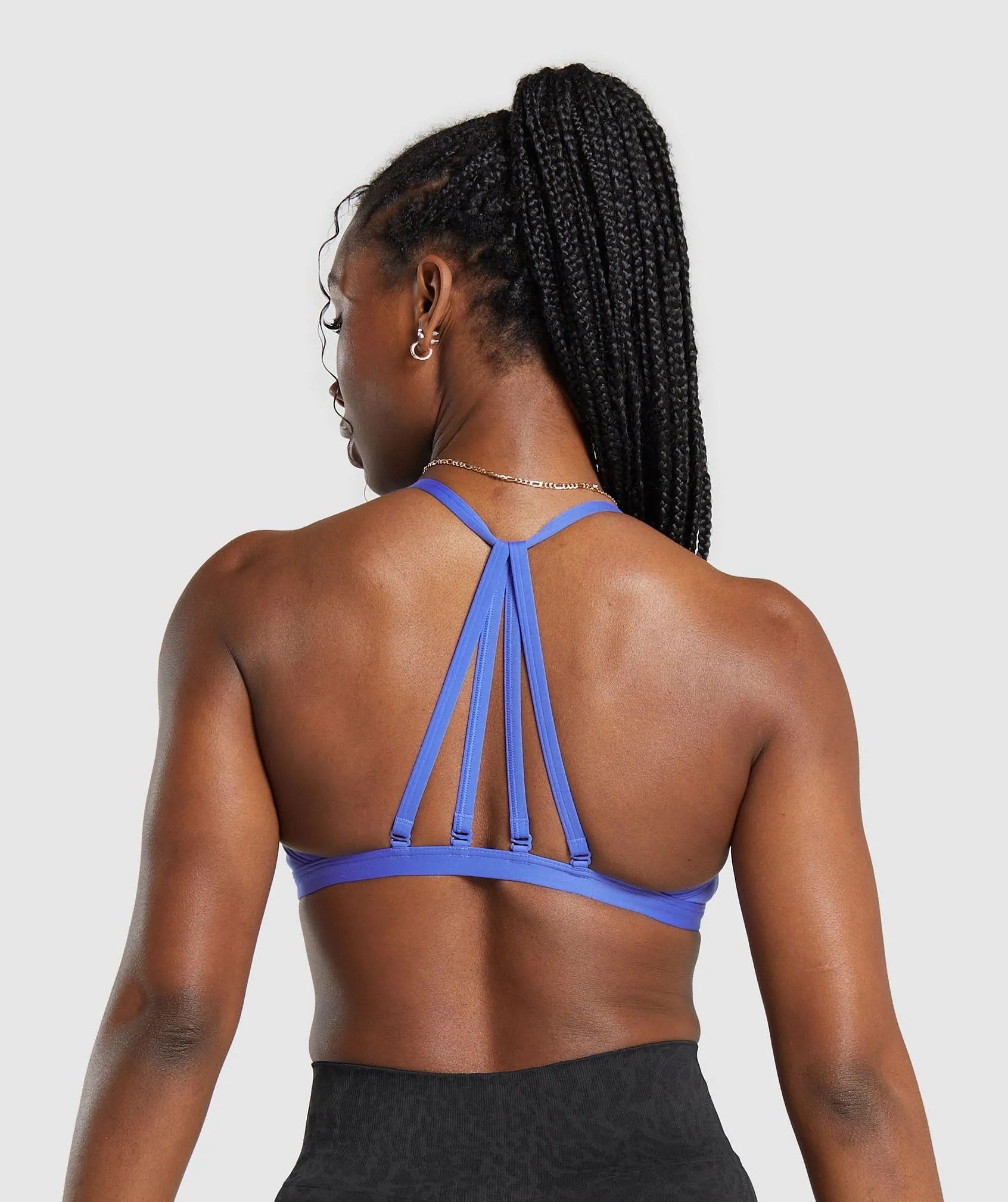 Gymshark Minimal Sports Bra - Iris Blue sold by Gymshark product image thumbnail 2