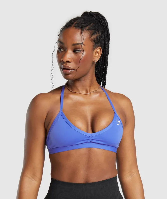 Gymshark Minimal Sports Bra - Iris Blue sold by Gymshark
