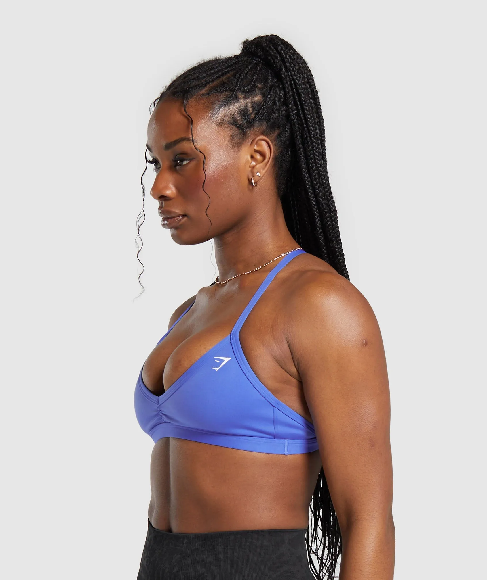 Gymshark Minimal Sports Bra - Iris Blue sold by Gymshark product image thumbnail 3