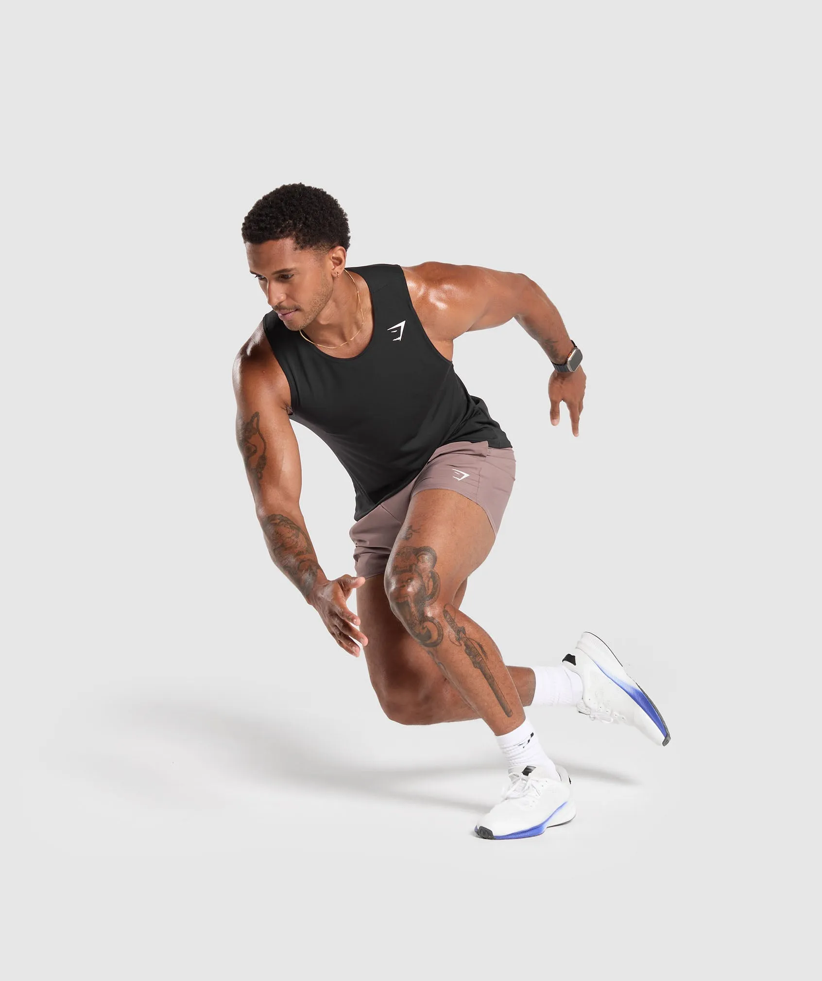 Gymshark Arrival 5" Shorts - Powder Mauve sold by Gymshark product image thumbnail 4