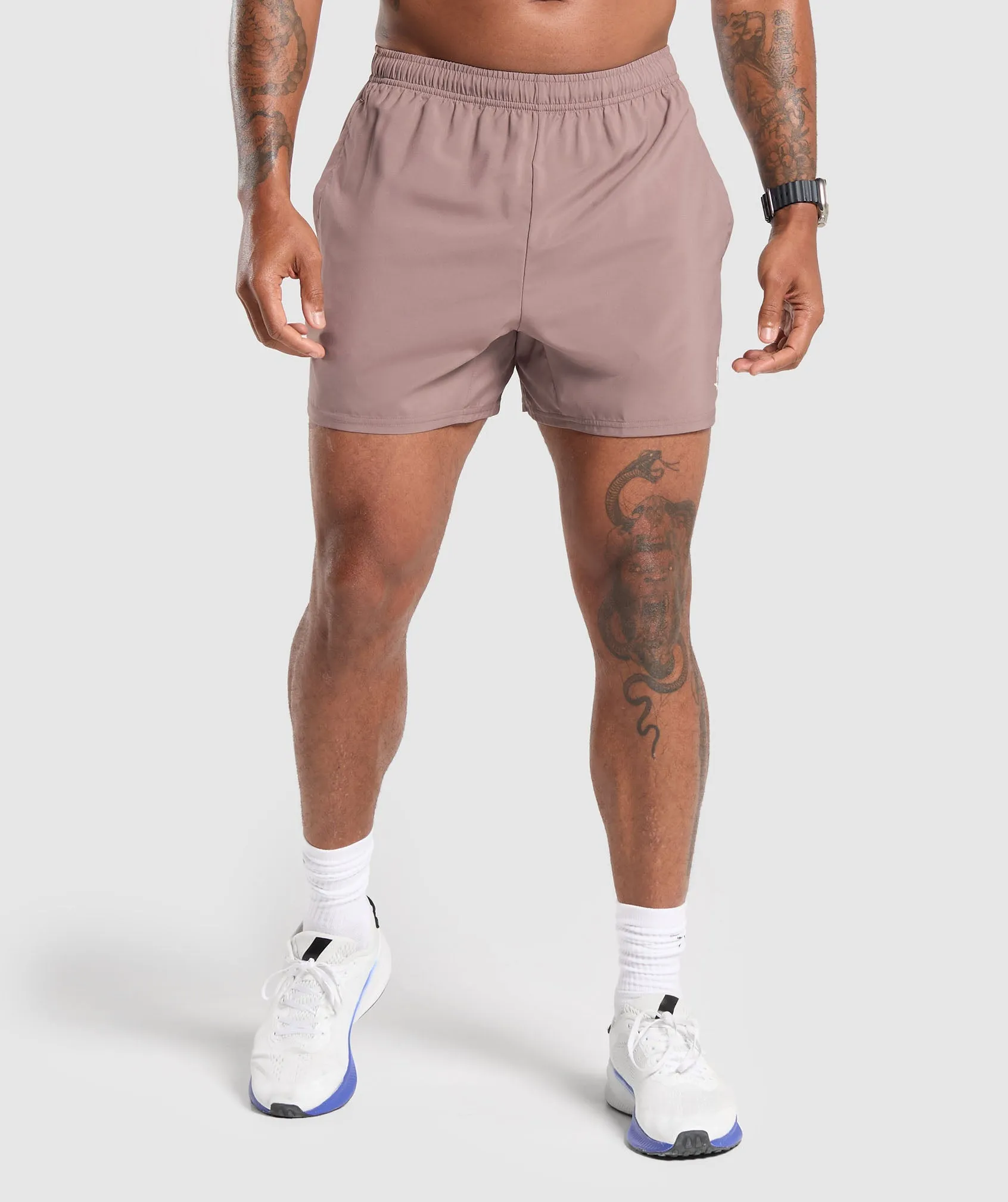 Gymshark Arrival 5" Shorts - Powder Mauve sold by Gymshark