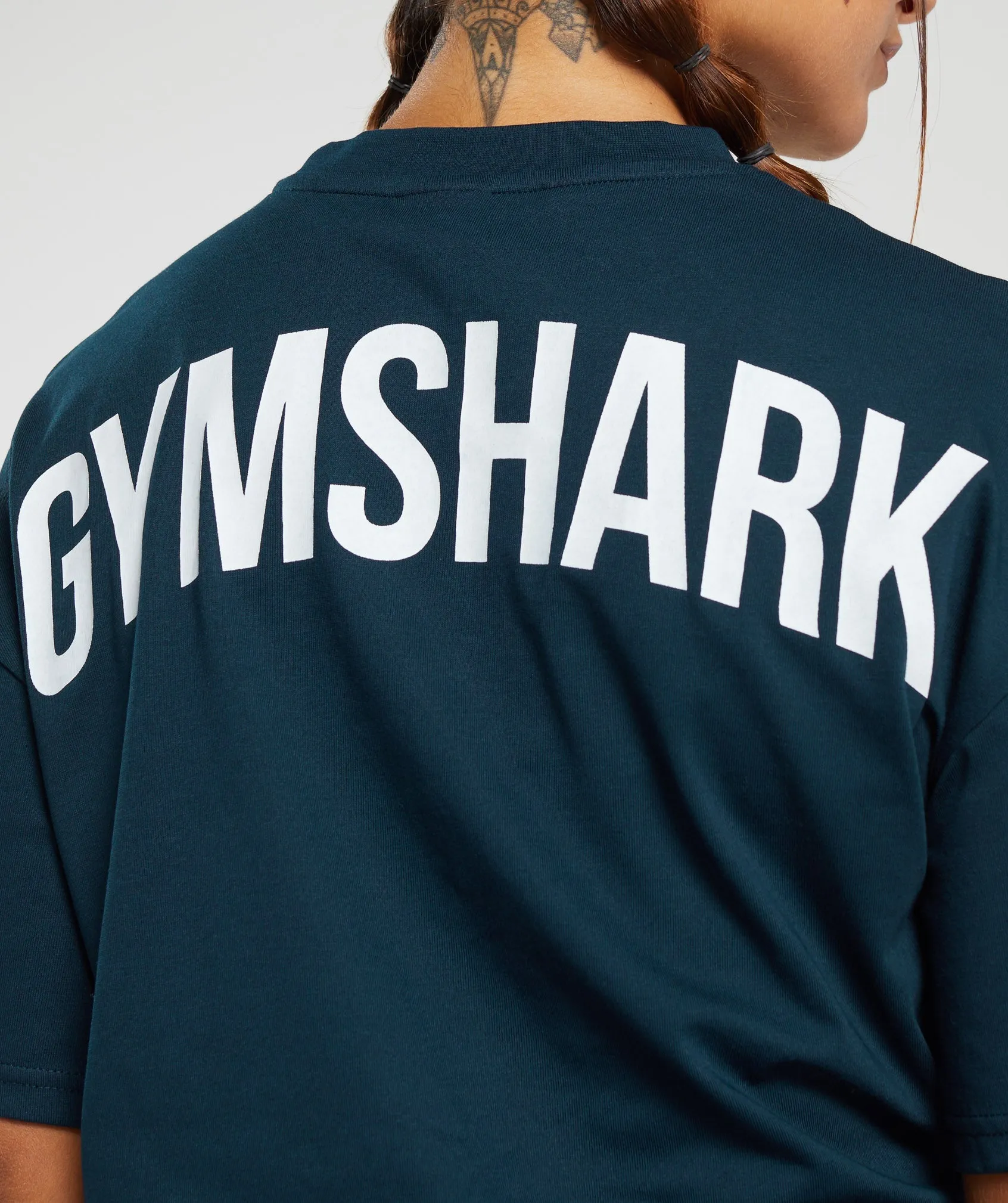 GS Power Oversized T-Shirt - Navy sold by Gymshark product image thumbnail 5