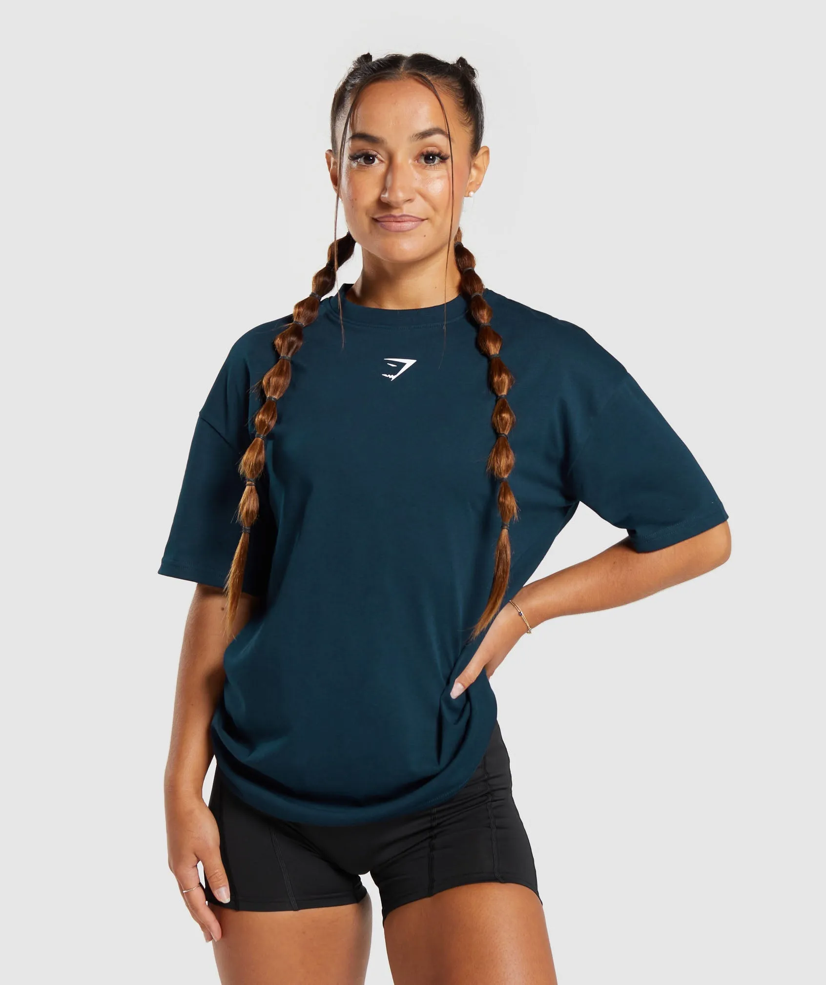 GS Power Oversized T-Shirt - Navy sold by Gymshark product image thumbnail 2