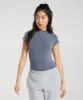 Gymshark Jersey Body Fit T-Shirt - Evening Blue sold by Gymshark
