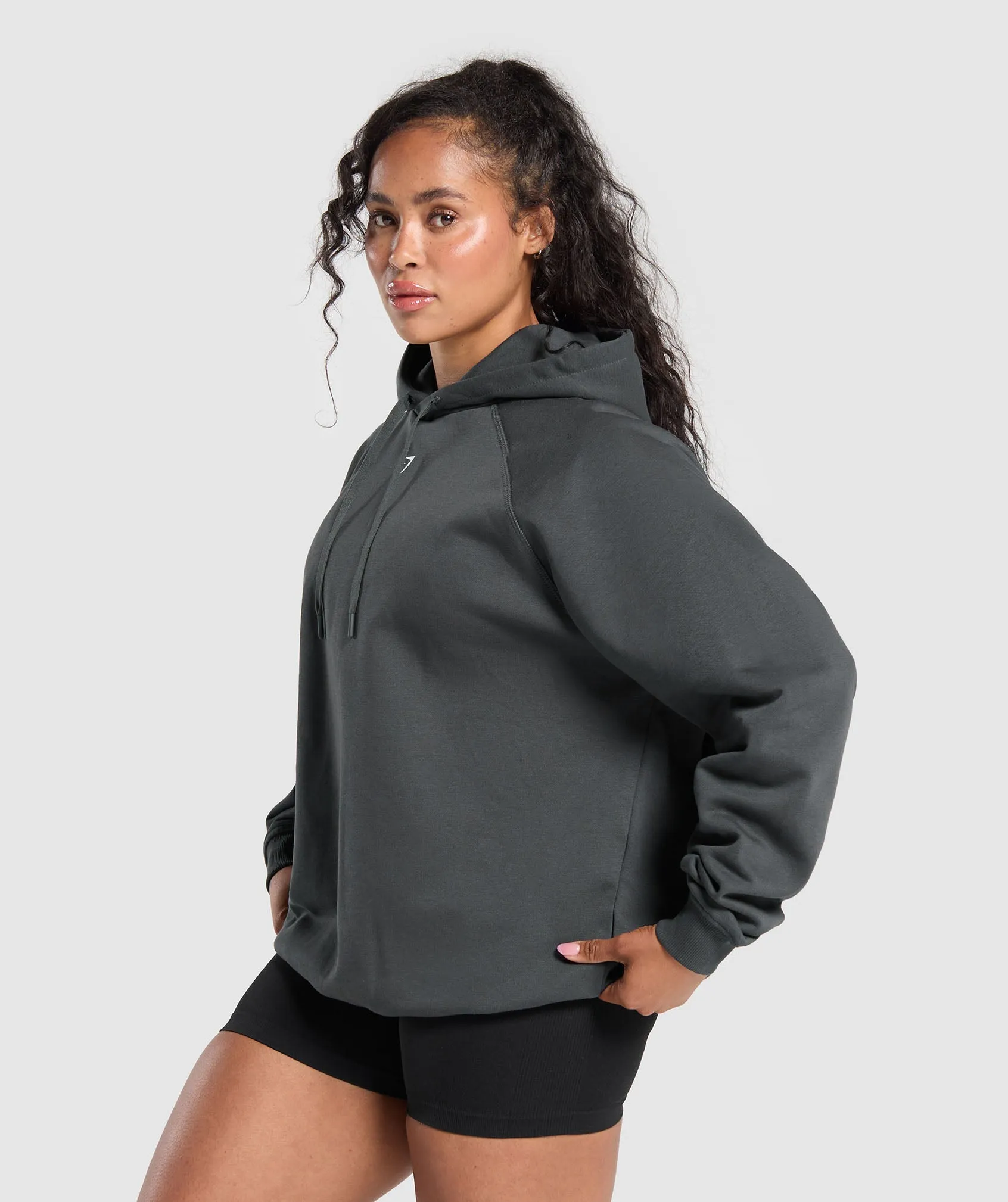 Gymshark I Love Squats Hoodie - Asphalt Grey sold by Gymshark product image thumbnail 3