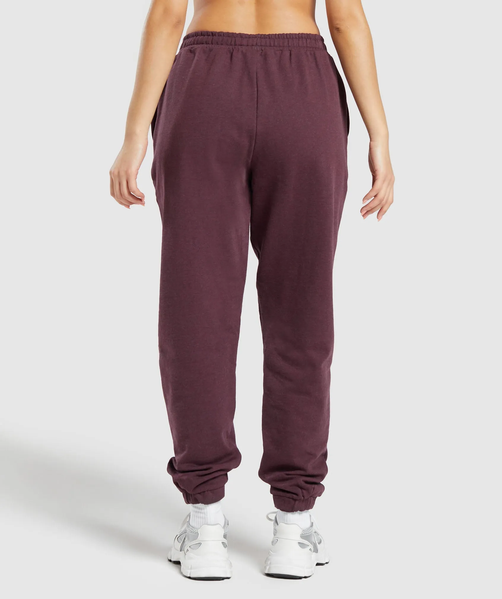 Gymshark Rest Day Sweat Joggers - Deep Plum Marl sold by Gymshark product image thumbnail 3