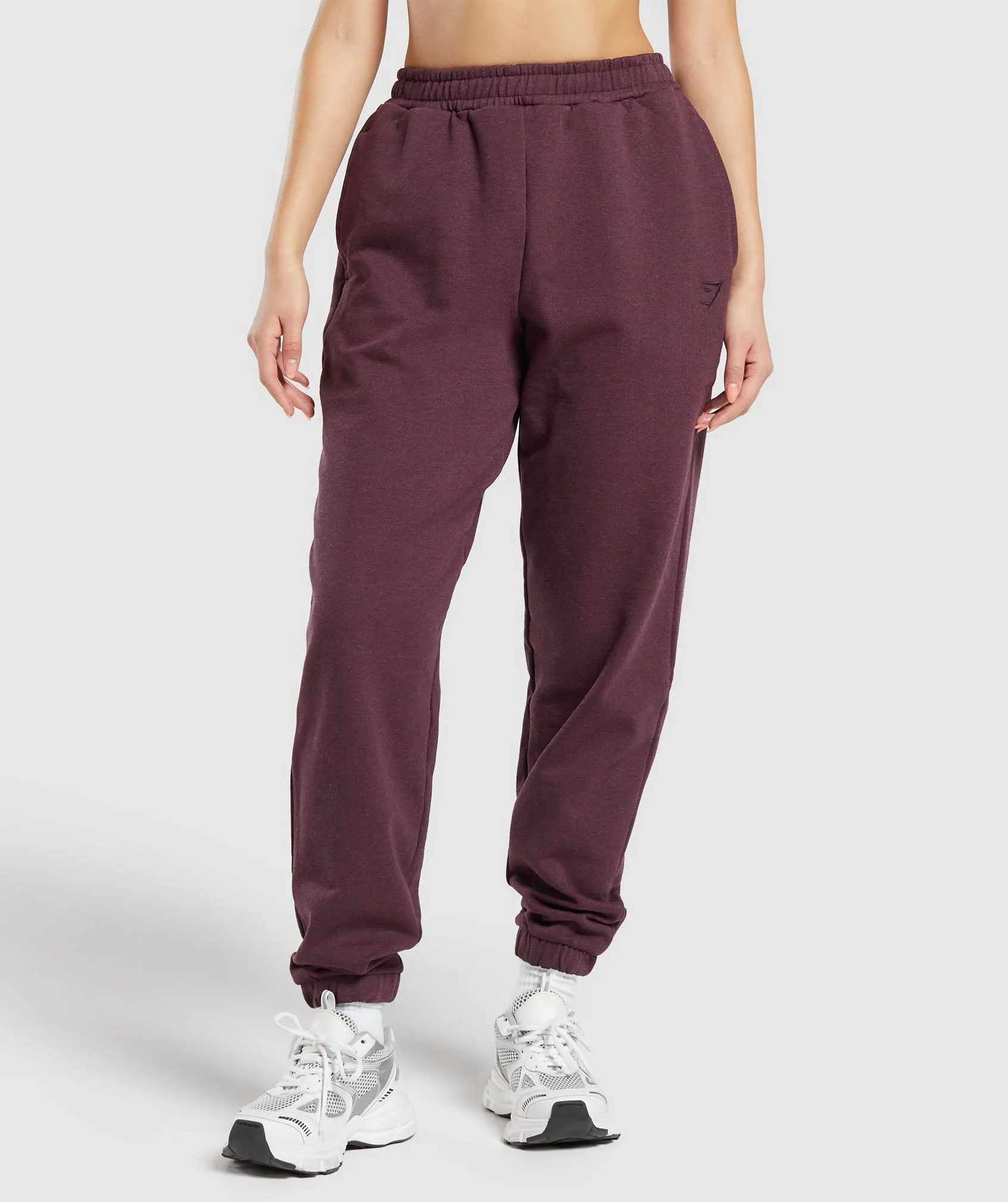 Gymshark Rest Day Sweat Joggers - Deep Plum Marl sold by Gymshark