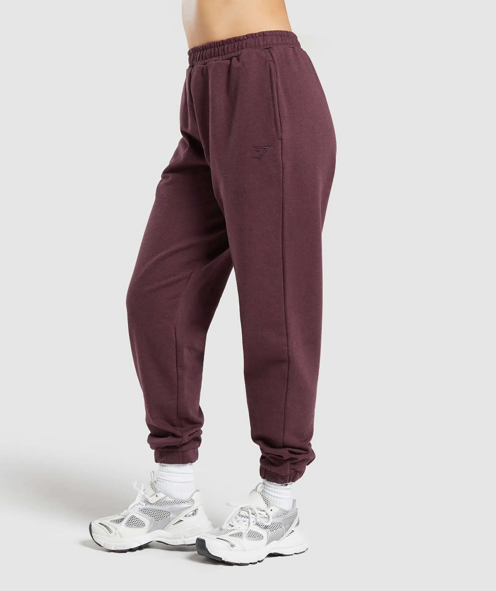 Gymshark Rest Day Sweat Joggers - Deep Plum Marl sold by Gymshark product image thumbnail 4