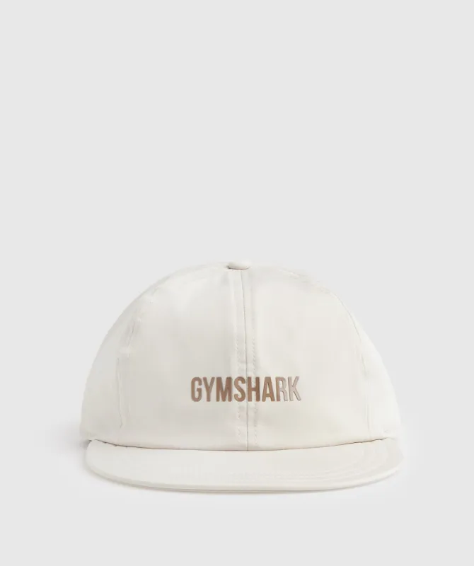 Gymshark Flat Peak Cap - Pebble Grey sold by Gymshark