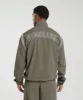 Gymshark Retro Track Jacket - Brown/Linen Brown/Stone Brown sold by Gymshark