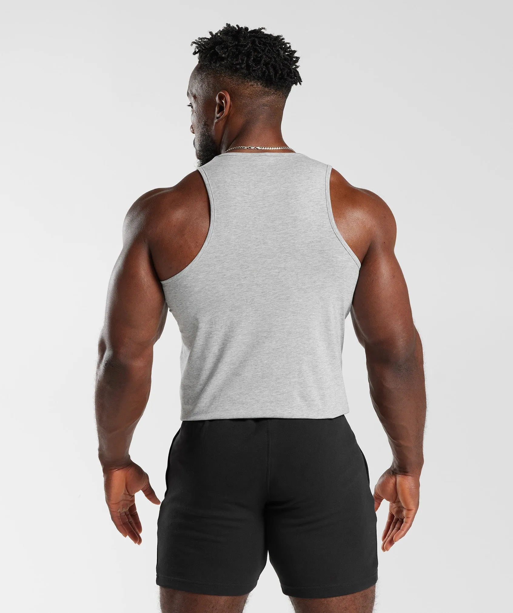 Gymshark Critical Tank - Light Grey Marl sold by Gymshark product image thumbnail 2
