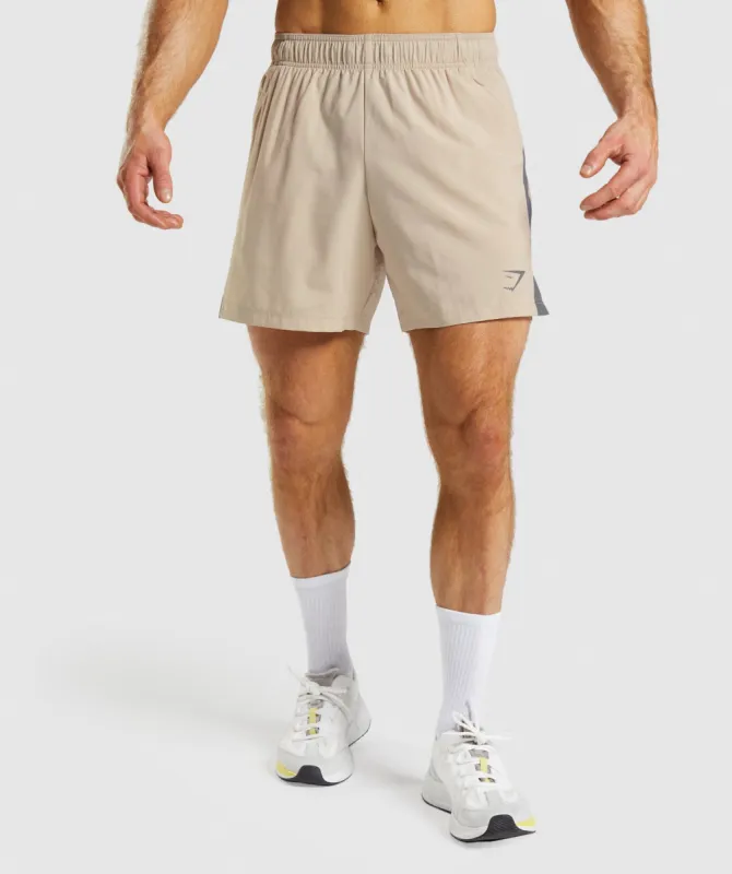 Gymshark Sport Shorts - Toasted Brown/Silhouette Grey sold by Gymshark