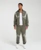 Gymshark Retro Track Jacket - Brown/Linen Brown/Stone Brown sold by Gymshark
