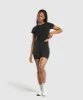 Gymshark Block Crop Top - Black sold by Gymshark