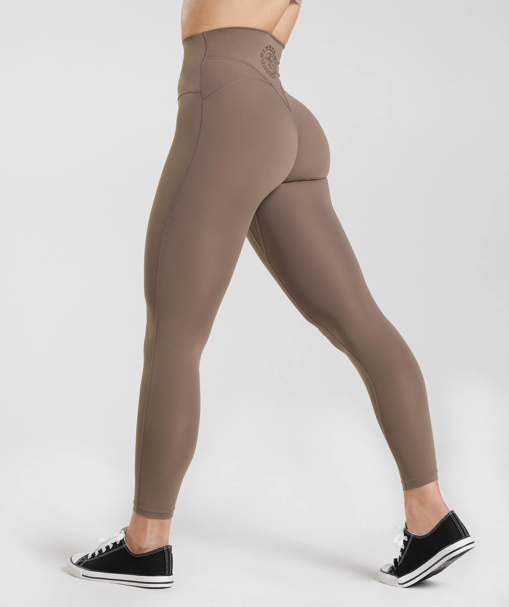 Gymshark Legacy Leggings - Truffle Brown sold by Gymshark product image thumbnail 3