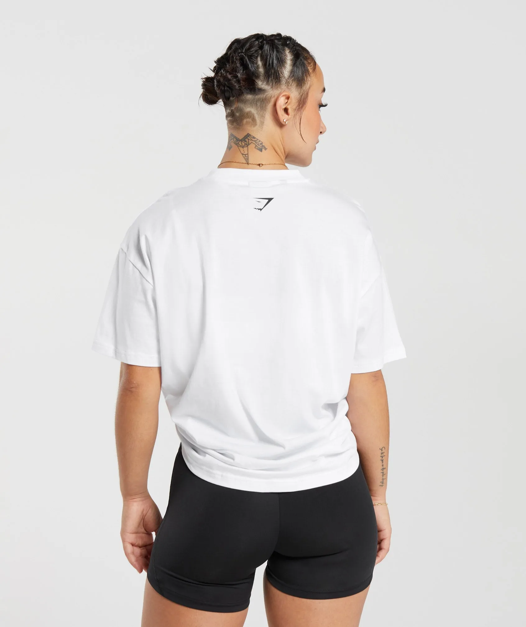 Gymshark Lifting Essentials Oversized T-shirt - White sold by Gymshark product image thumbnail 2