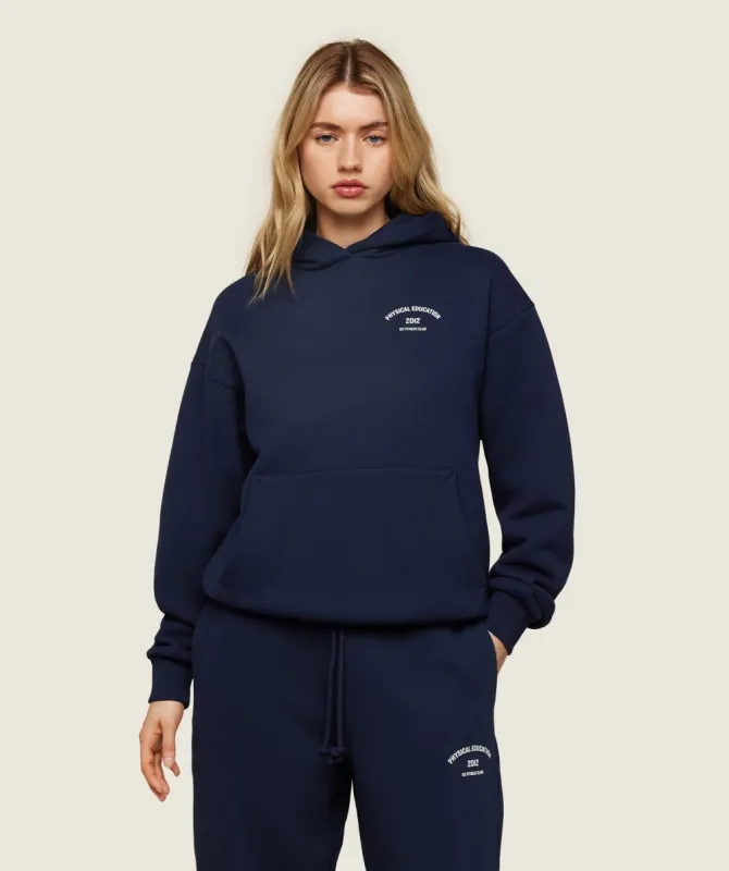 Gymshark Phys Ed Graphic Hoodie - Blue sold by Gymshark