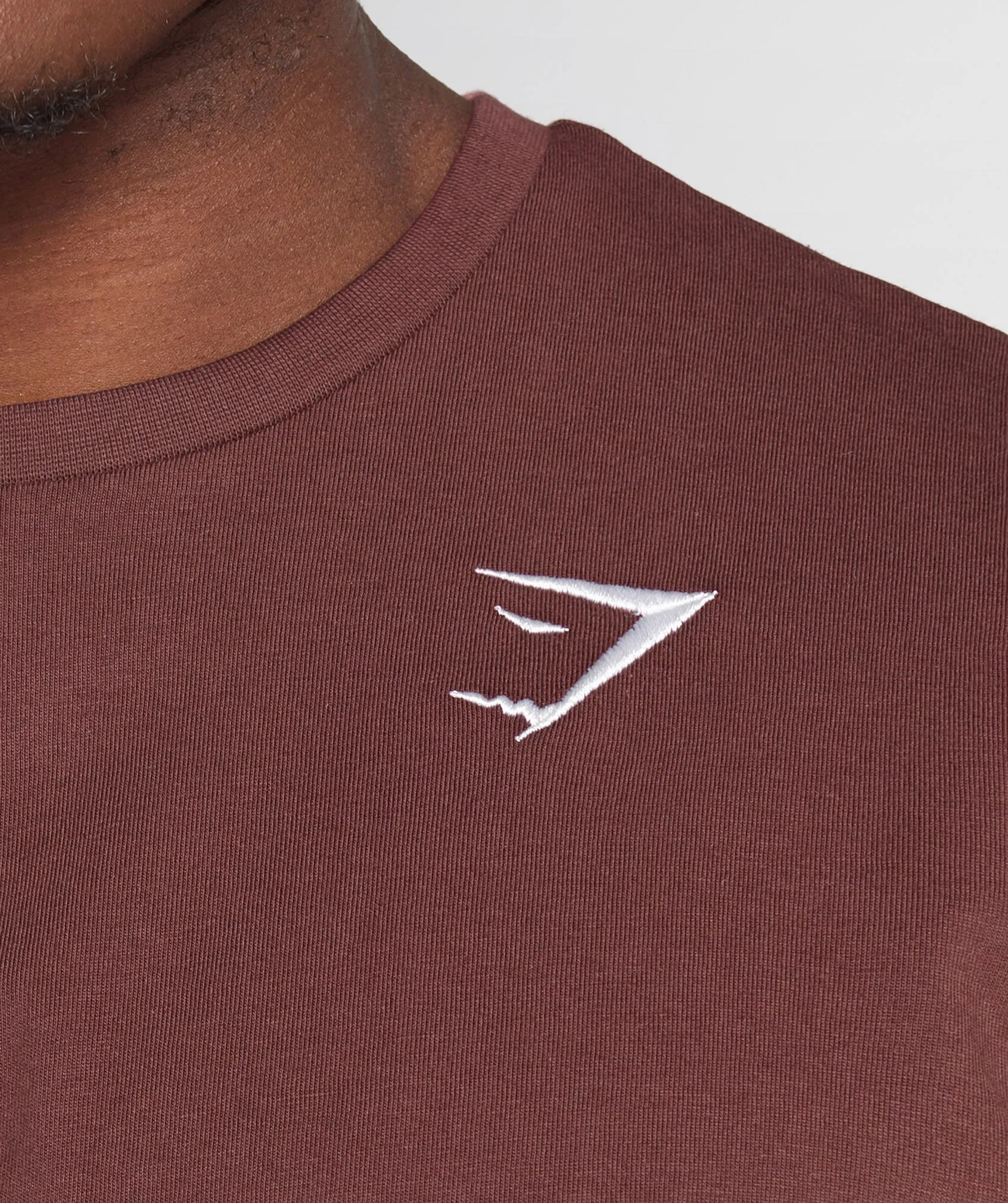 Gymshark Crest T-Shirt - Cherry Brown sold by Gymshark product image thumbnail 3