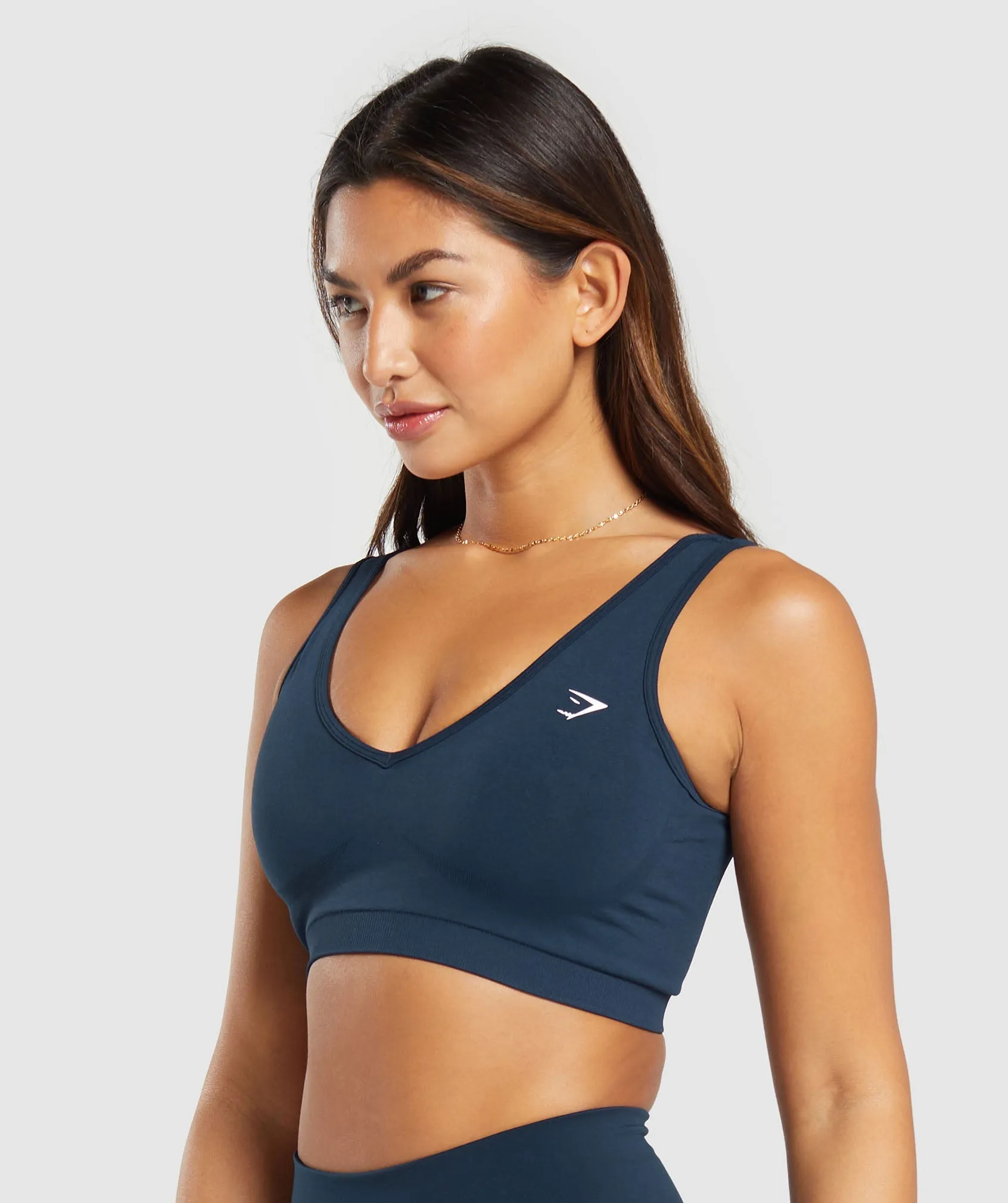 Gymshark Everyday Seamless Sports Bra - Navy sold by Gymshark product image thumbnail 3