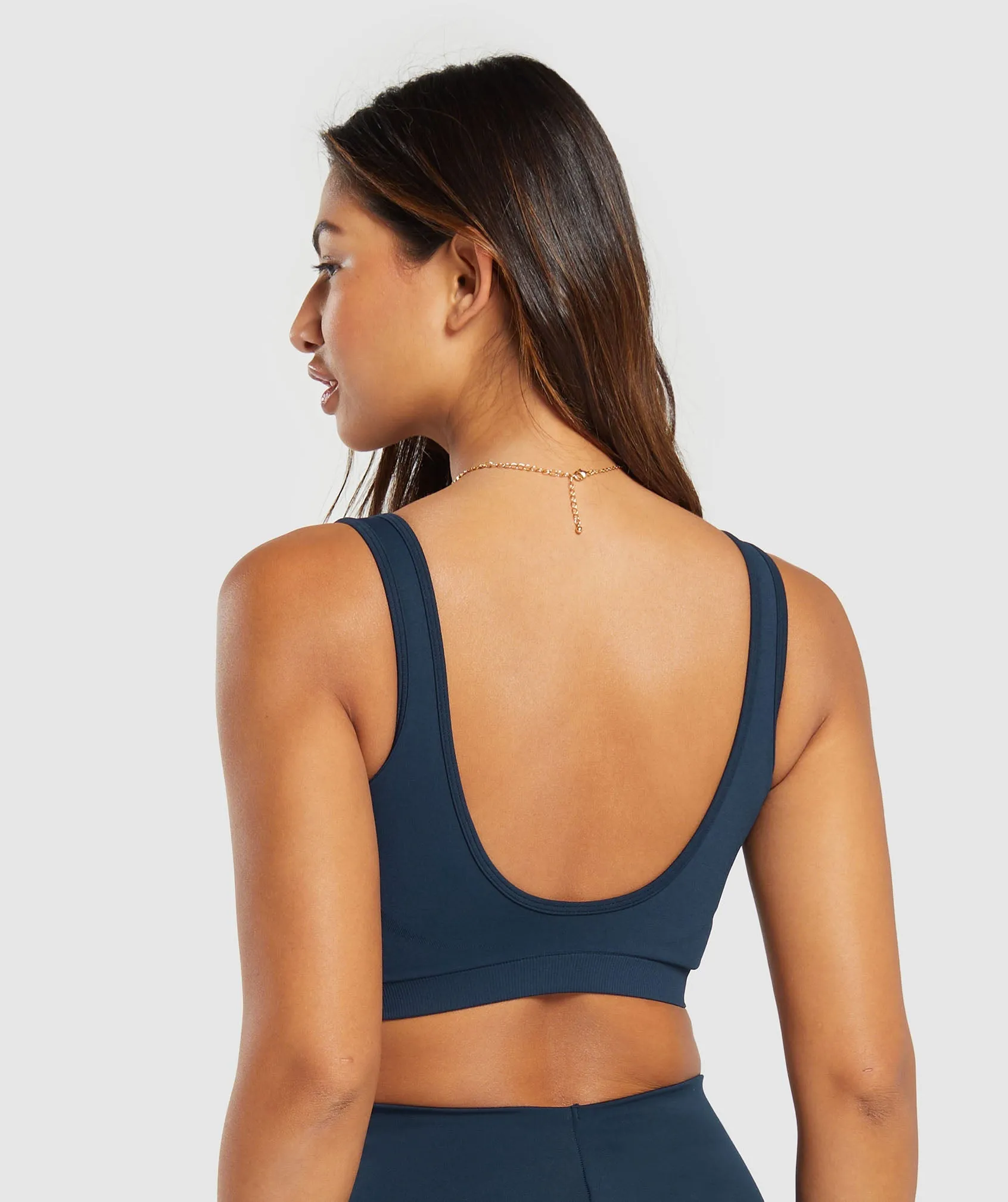 Gymshark Everyday Seamless Sports Bra - Navy sold by Gymshark product image thumbnail 2