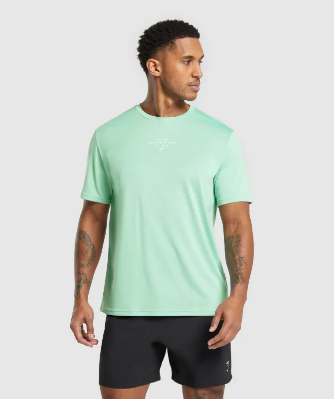 Gymshark Conditioning Goods T-Shirt - Lido Green sold by Gymshark