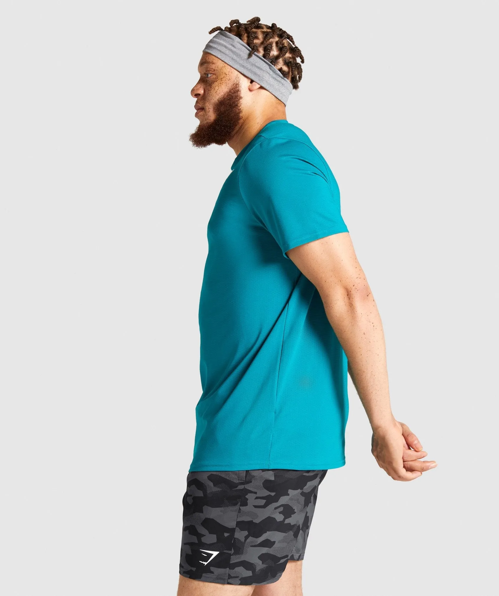 Gymshark Arrival T-Shirt - Teal sold by Gymshark product image thumbnail 3