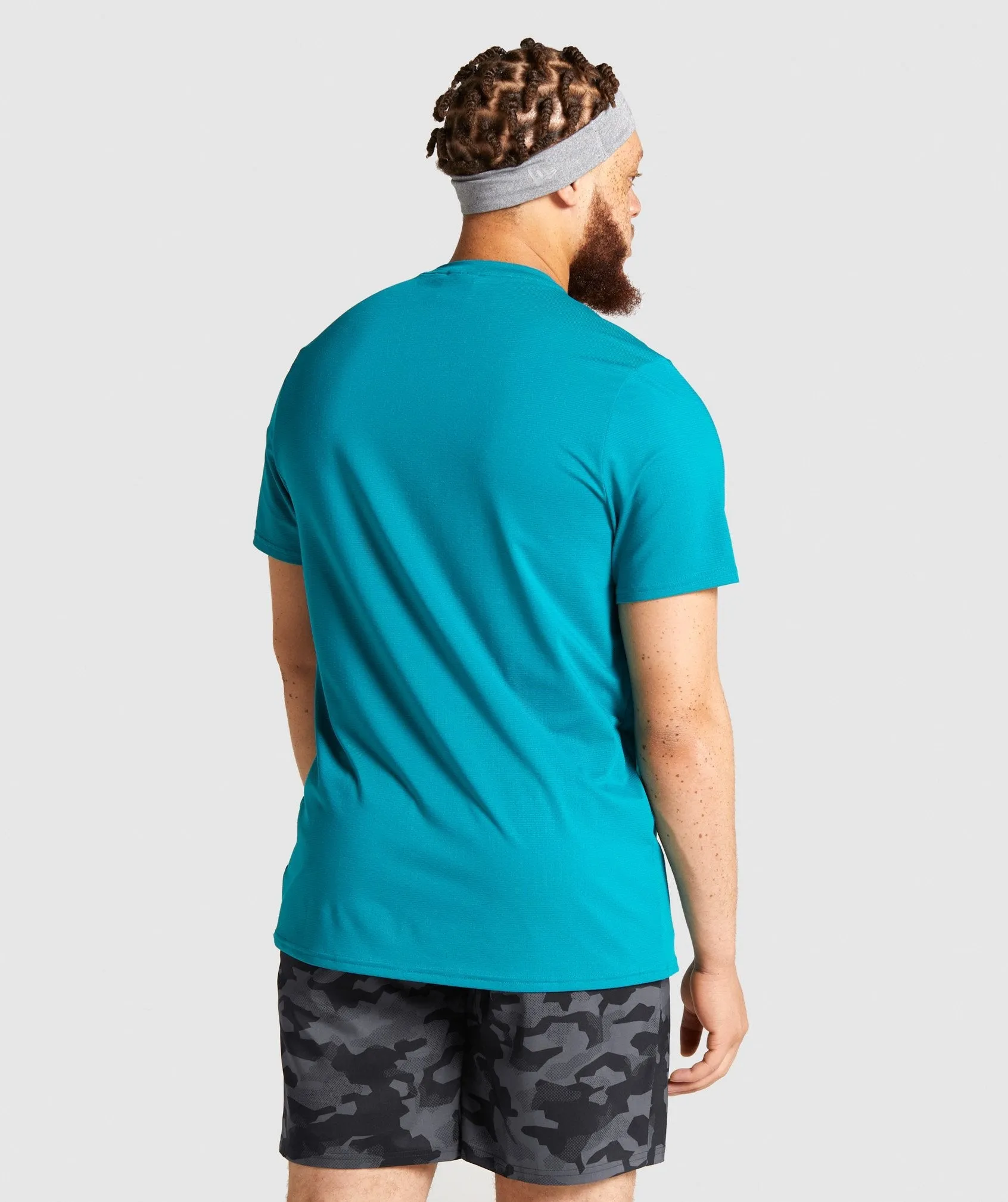 Gymshark Arrival T-Shirt - Teal sold by Gymshark product image thumbnail 2