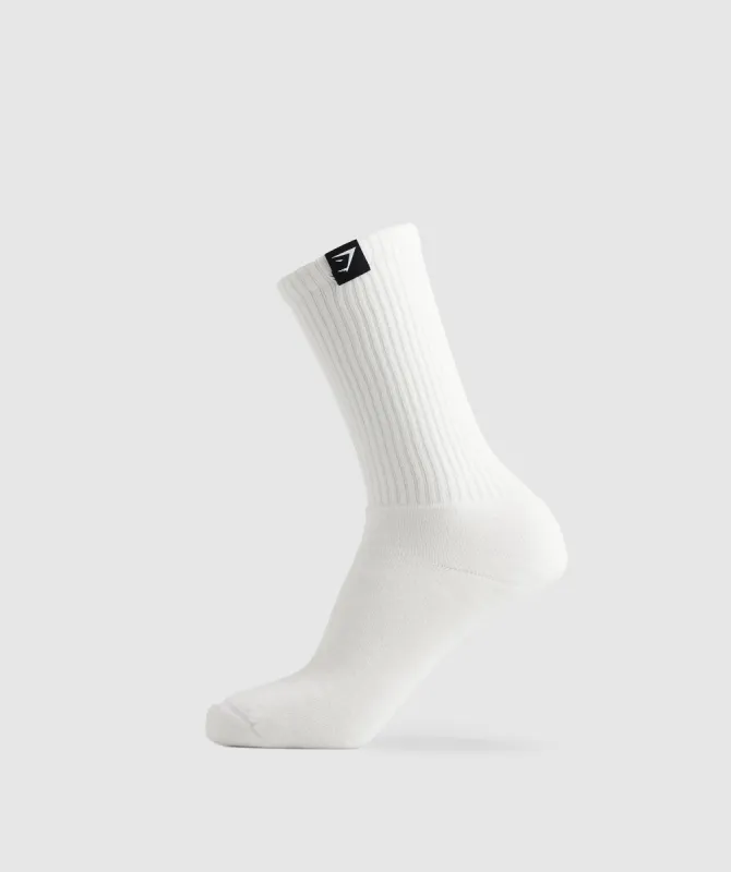 Gymshark Premium Combed Cotton Single - White sold by Gymshark