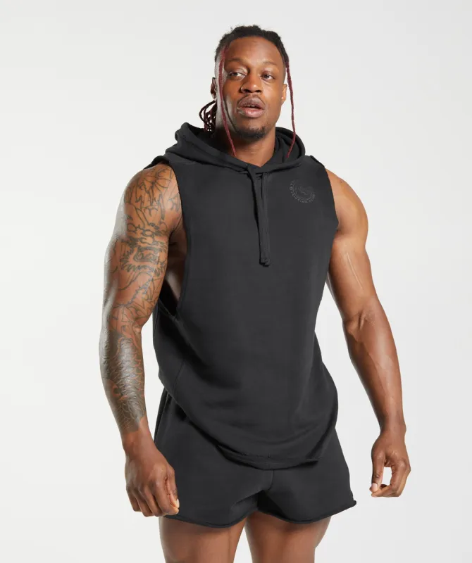 Gymshark Legacy Drop Arm Hoodie - Black sold by Gymshark