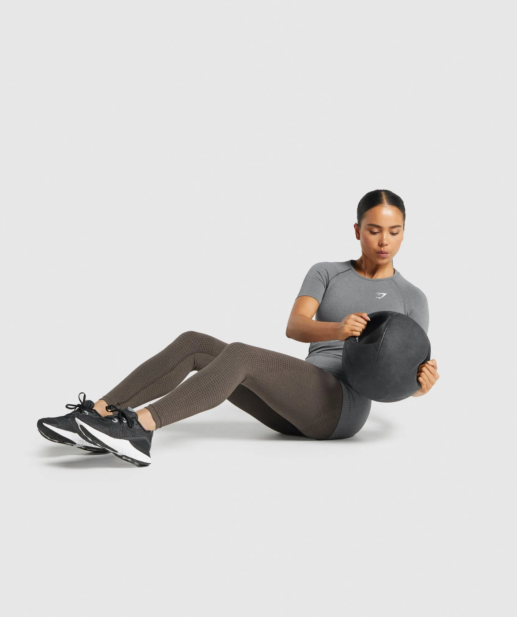 Gymshark Vital Seamless 2.0 T-Shirt - Smokey Grey Marl sold by Gymshark product image thumbnail 4