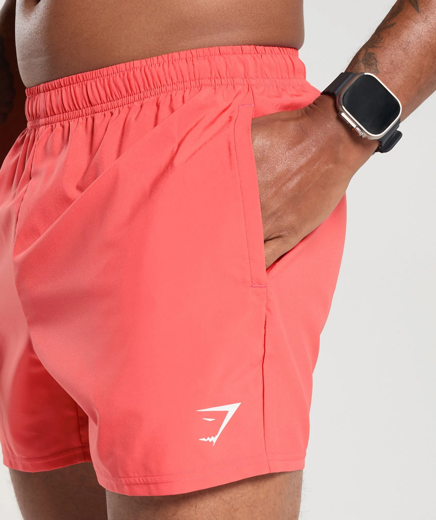 Gymshark Arrival 5" Shorts - Tropical Pink sold by Gymshark product image thumbnail 5