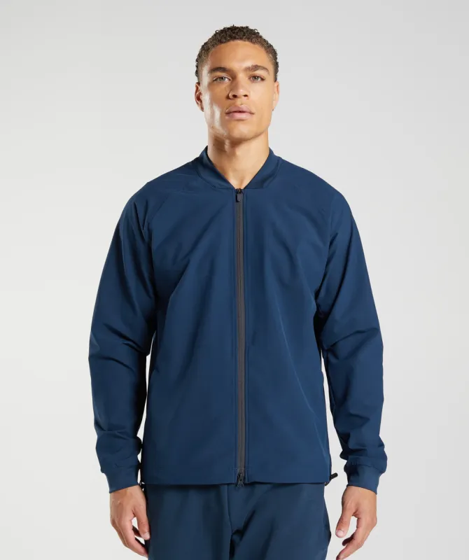 Gymshark Studio Jacket - Navy sold by Gymshark