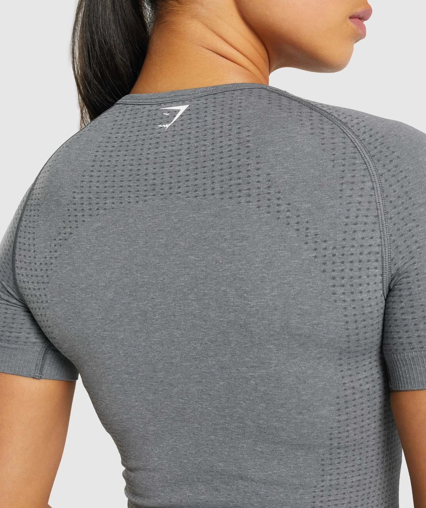 Gymshark Vital Seamless 2.0 T-Shirt - Smokey Grey Marl sold by Gymshark product image thumbnail 5