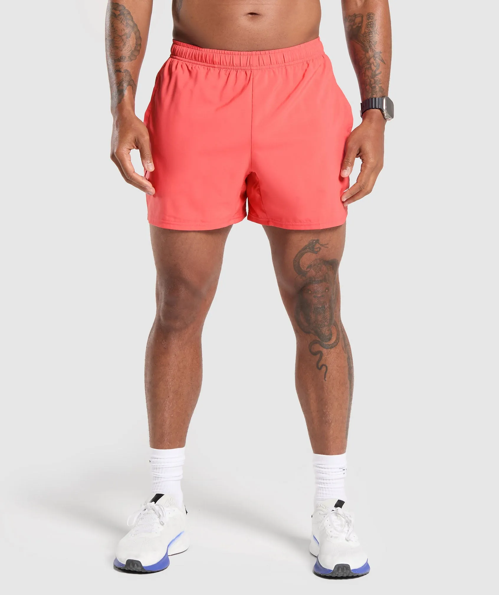 Gymshark Arrival 5" Shorts - Tropical Pink sold by Gymshark