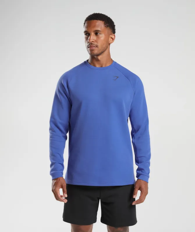 Gymshark Knit Crew - Court Blue sold by Gymshark