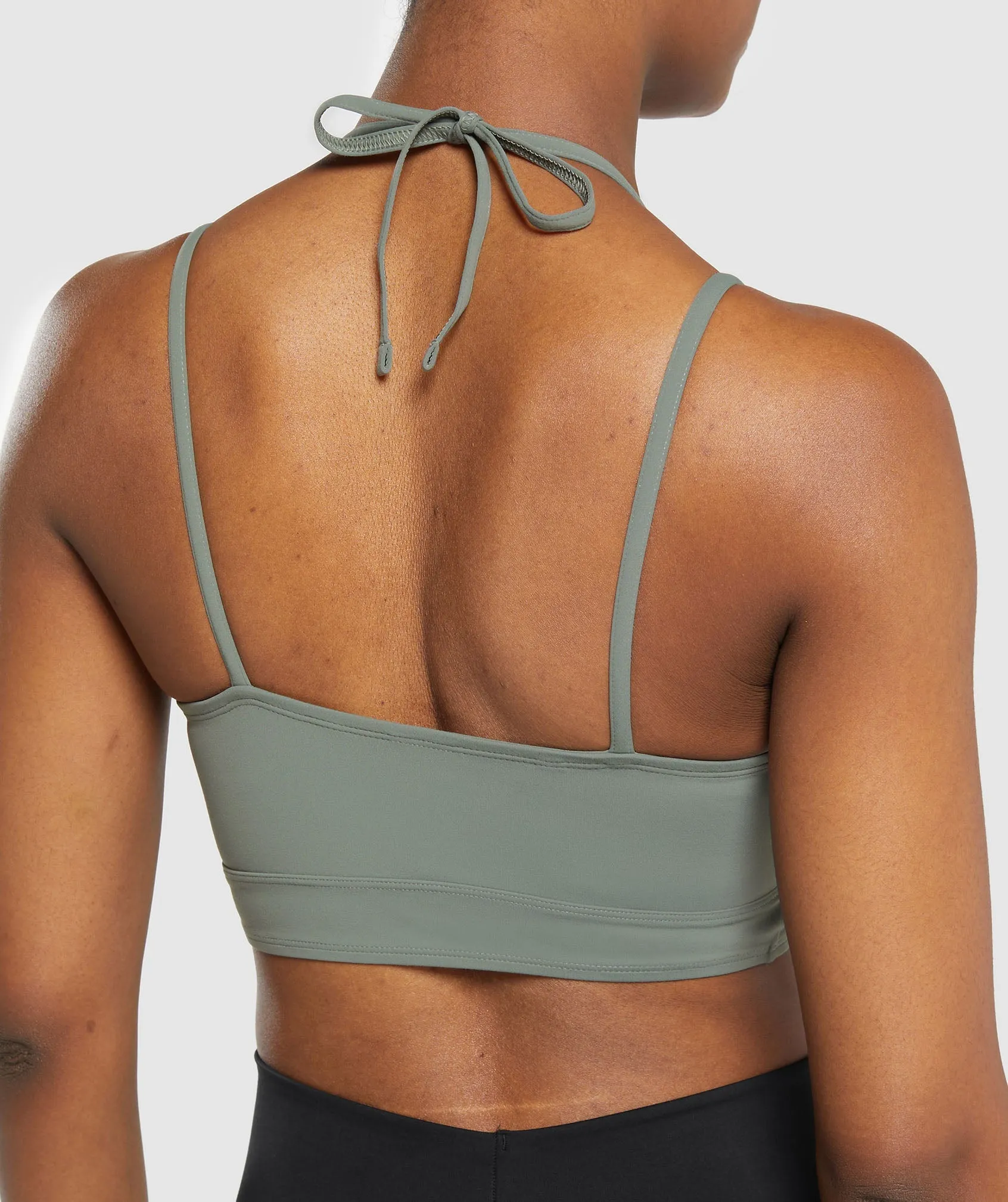 Gymshark Halterneck Crop Cami Tank - Unit Green sold by Gymshark product image thumbnail 5