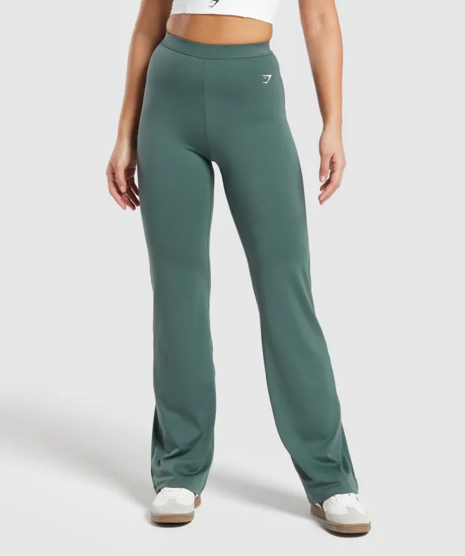 Gymshark Everyday Regular Flared Leggings - Teal sold by Gymshark