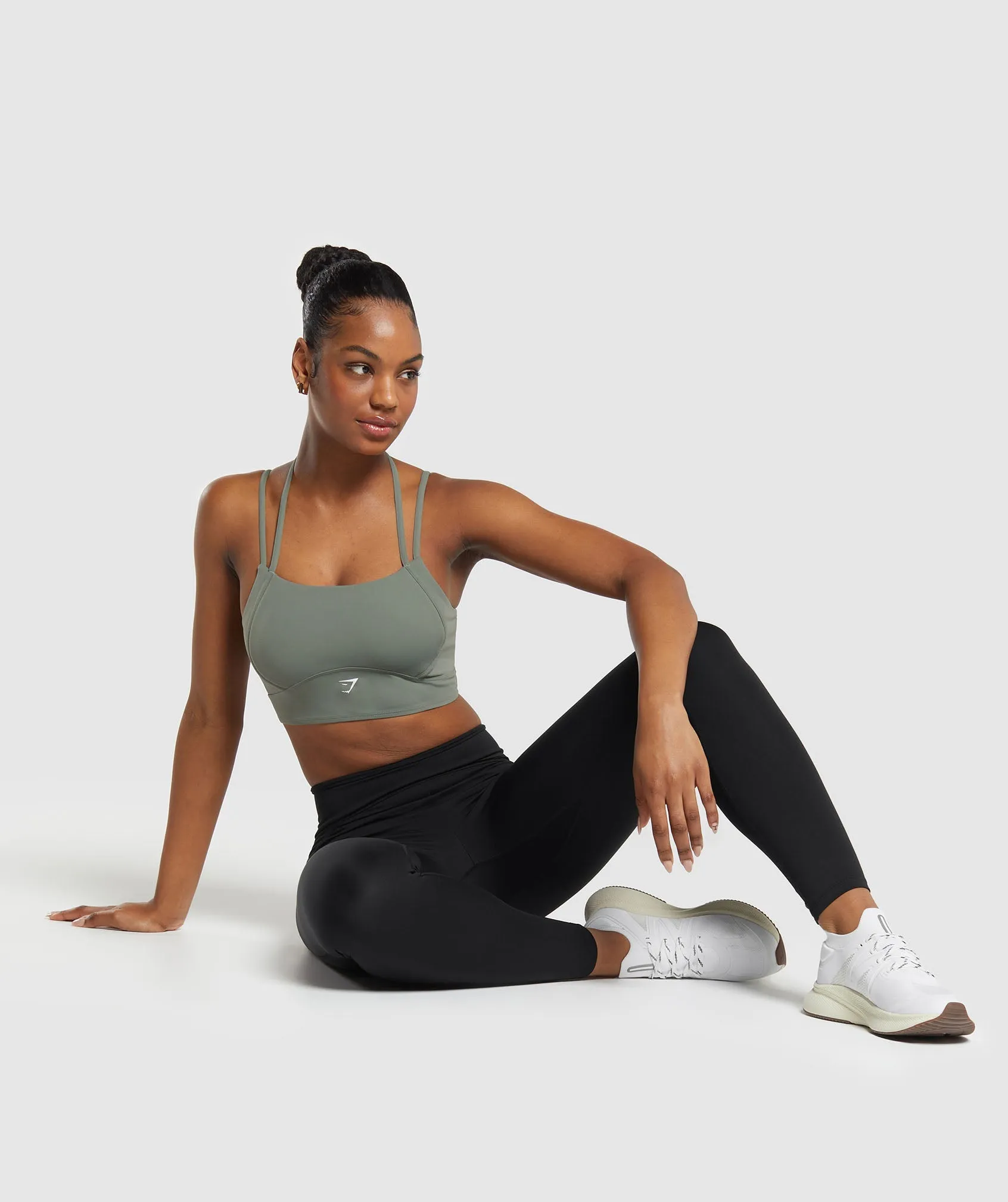 Gymshark Halterneck Crop Cami Tank - Unit Green sold by Gymshark product image thumbnail 4