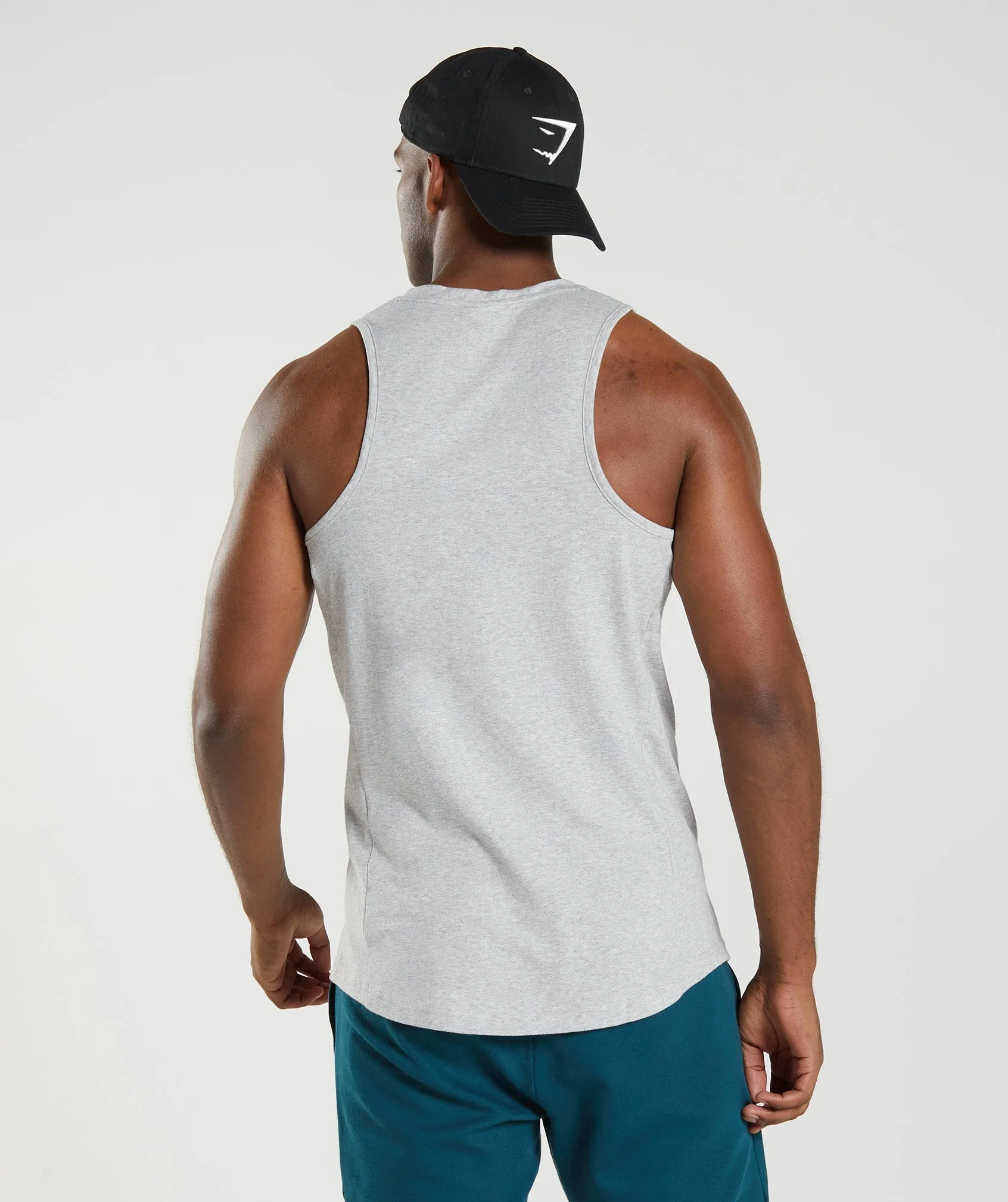 Gymshark React Tank - Light Grey Core Marl sold by Gymshark product image thumbnail 2