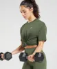 Gymshark Adapt Animal Seamless T-Shirt - Willow Green/Core Olive sold by Gymshark