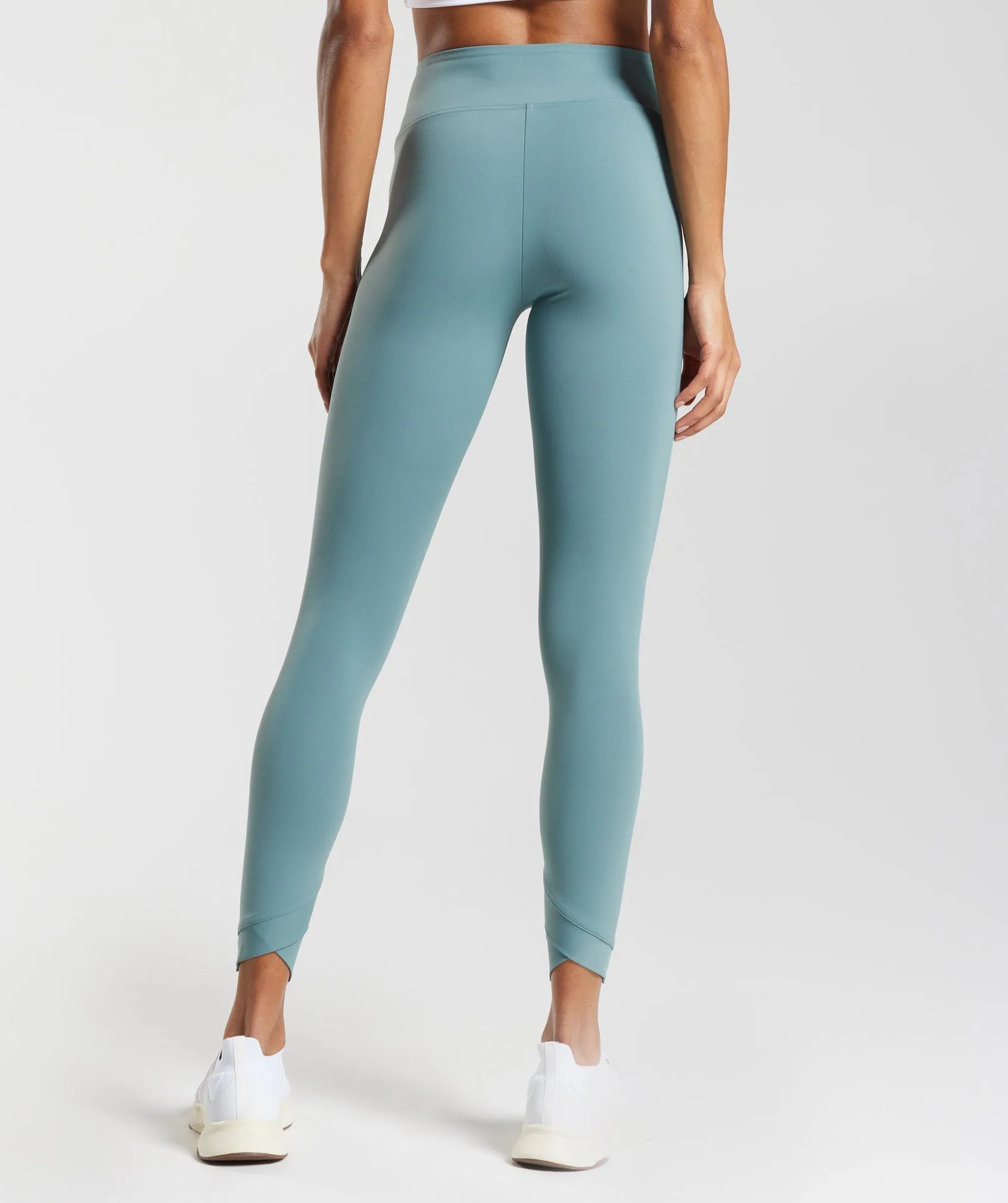 Gymshark Crossover Leggings - Thunder Blue sold by Gymshark product image thumbnail 2