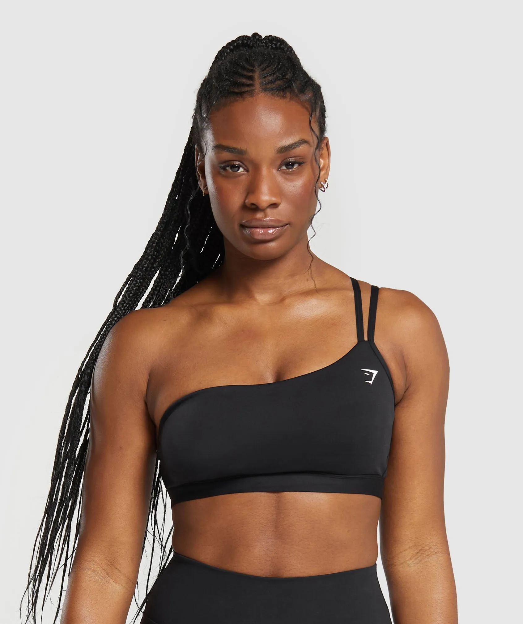 Gymshark One Shoulder Sports Bra - Black sold by Gymshark