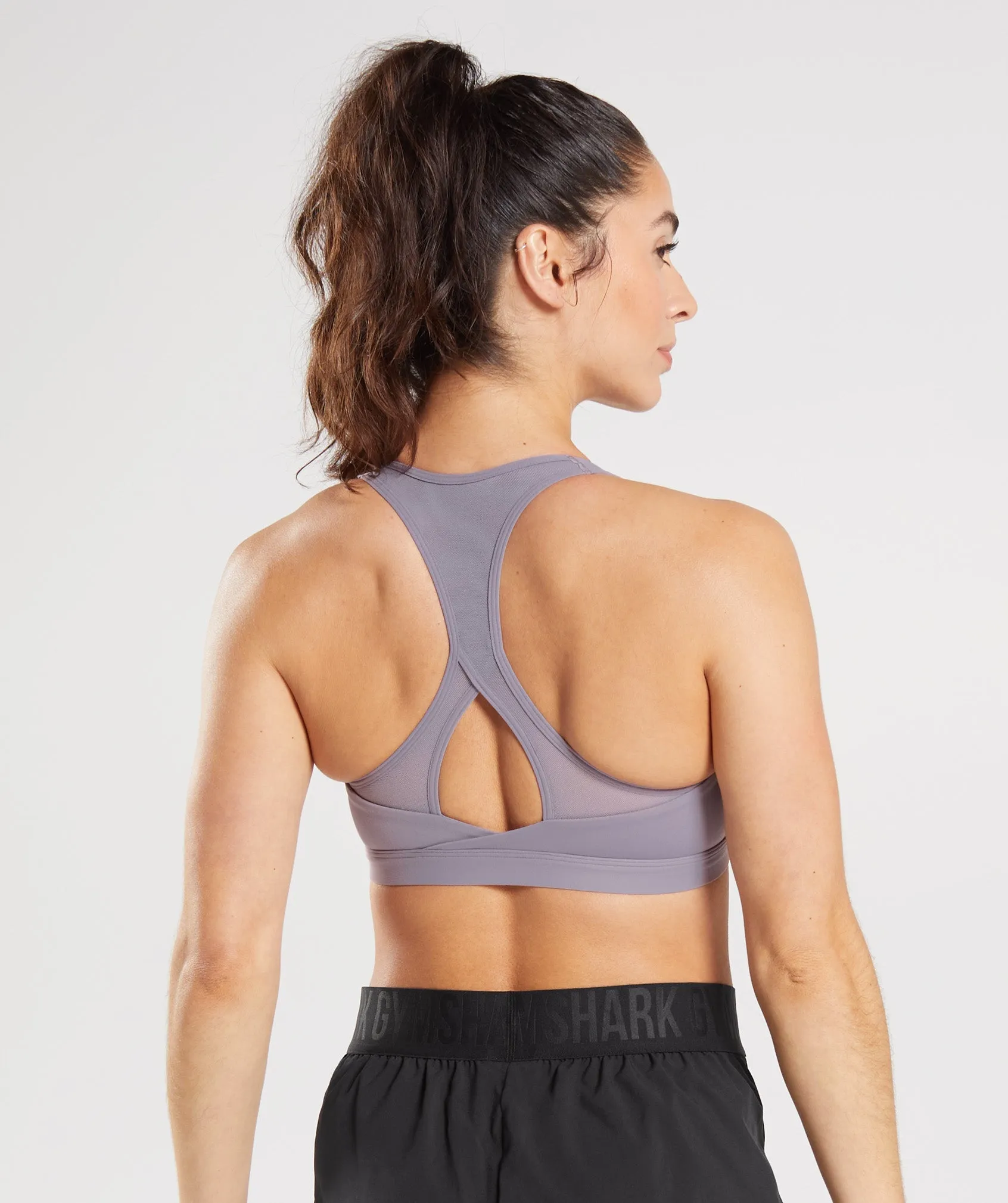 Gymshark Crossover Sports Bra - Slate Lavender sold by Gymshark product image thumbnail 2