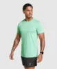 Gymshark Arrival Marl T-Shirt - Lido Green/White Marl sold by Gymshark