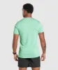 Gymshark Arrival Marl T-Shirt - Lido Green/White Marl sold by Gymshark